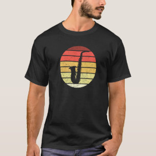 Camiseta Saxofone Retro Style Vintage