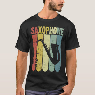 Camiseta Saxofone Saxofonista Música Jazz Tenor