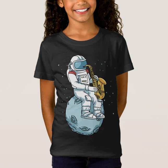 Camiseta Saxofone Saxofonista Oferta Música saxofone jazz (Frente)