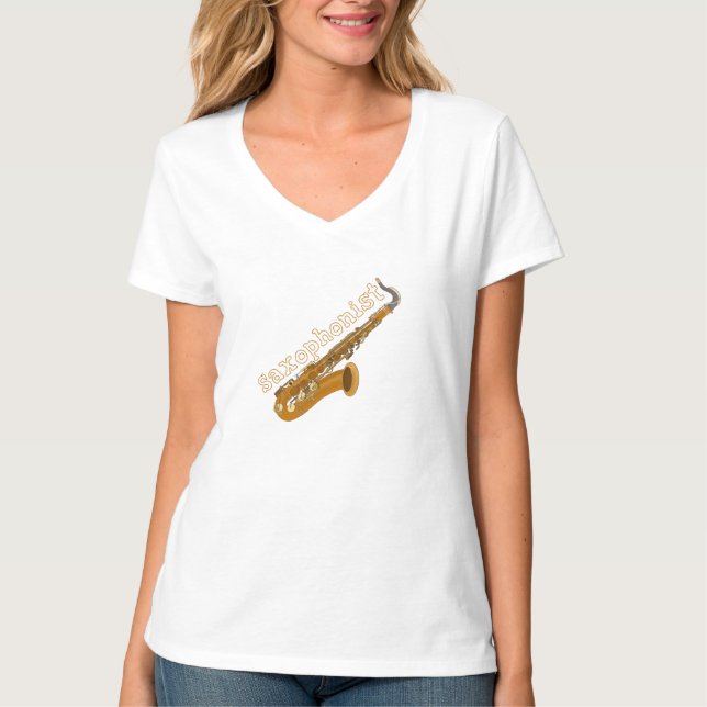 Camiseta Saxofonista (Frente)