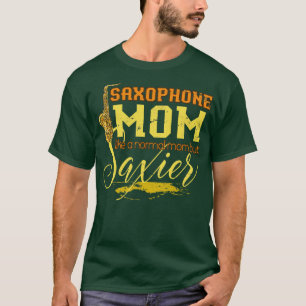 Camiseta Saxofonista Mãe Música Oferta Saxofone