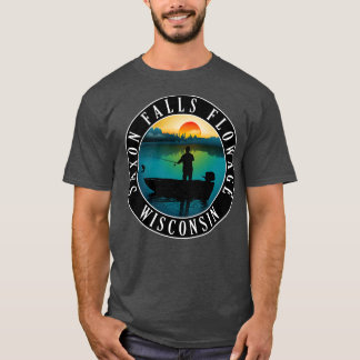 Camiseta Saxon Falls Flowage em Wisconsin