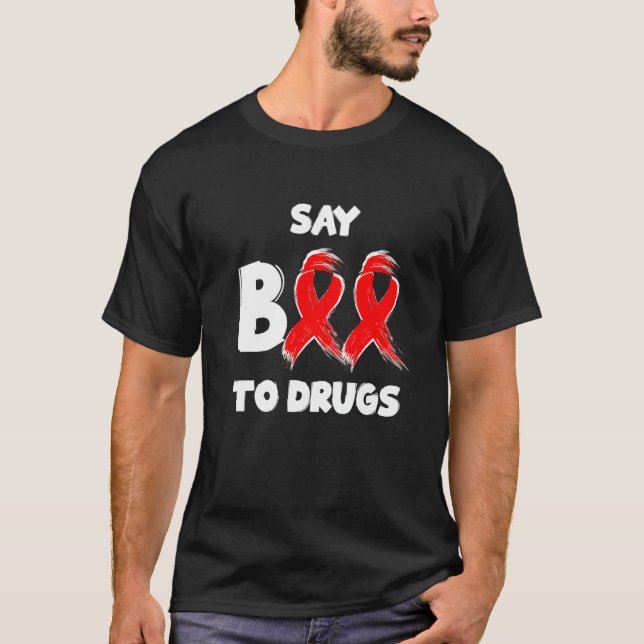 Camiseta Say BOO To Drugs 2022 National Red Ribbon Week (Frente)