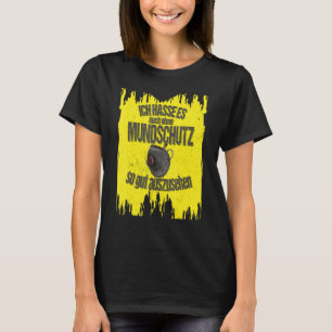 Camiseta Say Mouth Guarda Respirator Máscara Boca Profundid