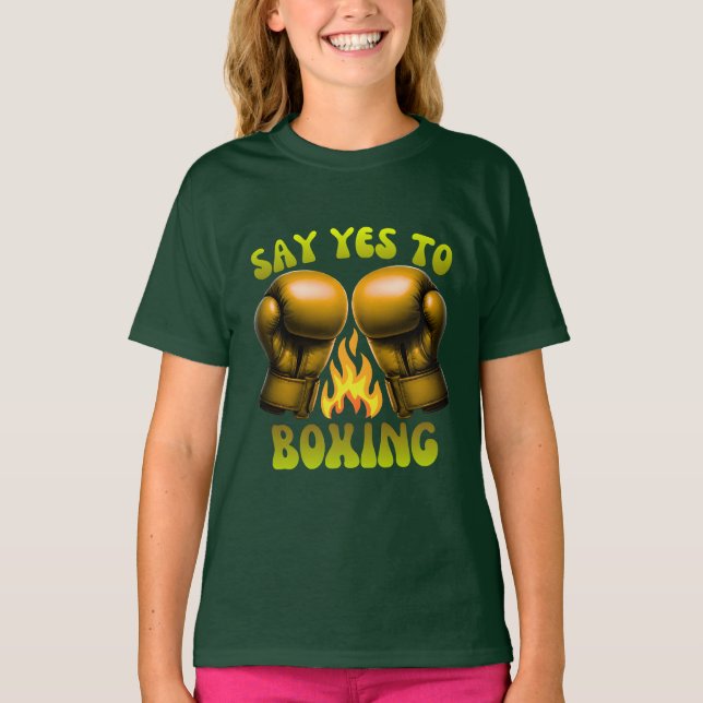 Camiseta say yes to boxing (Frente)