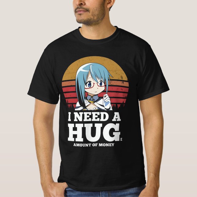 Camiseta Sayaka Miki precisa de um abraço (Frente)