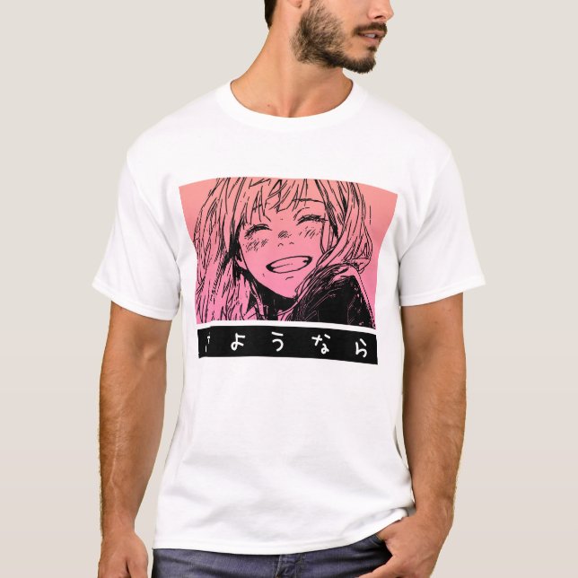 Camiseta Sayonara Anime (Frente)