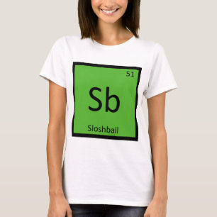 Camiseta Sb - Tabela Periódica da Química Esportiva Sloshba