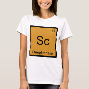 Camiseta Sc - Símbolo engraçado do elemento da química da