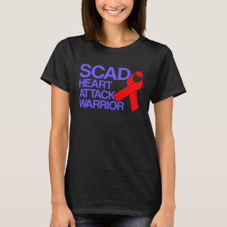 Camiseta SCAD Heart Attack Survivor Warrior Awareness