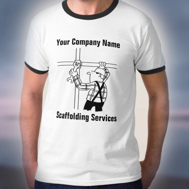 Camiseta Scaffolder de Serviços do Scaffolding (Criador carregado)