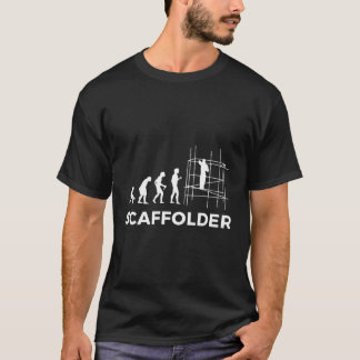 Camiseta Scaffolder Evolution Gift Men Women Scaffold