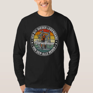 Camiseta Scaffolding Builder Scaffolding Craftsman Construi