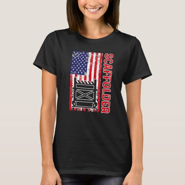 Camiseta ScafFolha Mentoring ScafdBase Builder Scaffolding (Frente)