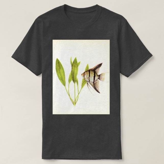 Camiseta Scalar Pterophyllum escalare (Frente do Design)