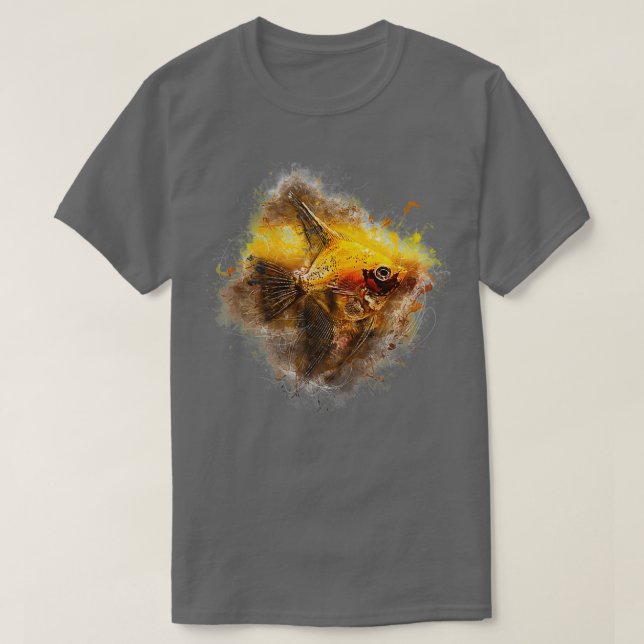 Camiseta Scalar Red Devil Pterophyllare (Frente do Design)