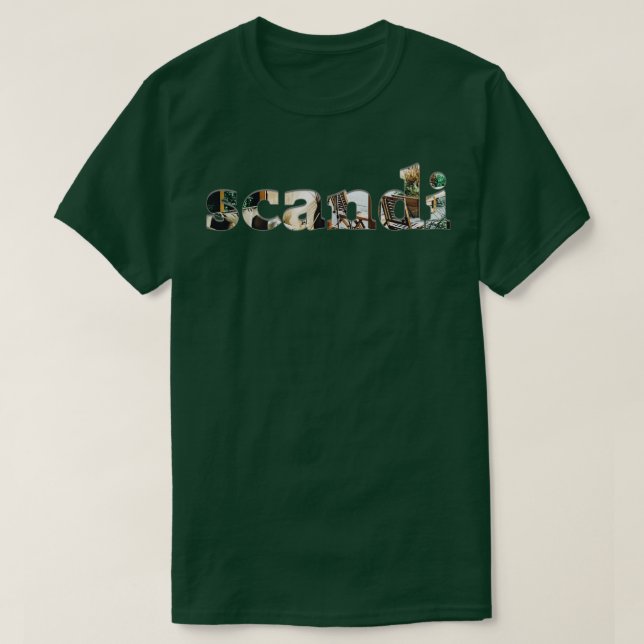 Camiseta scandi (Frente do Design)