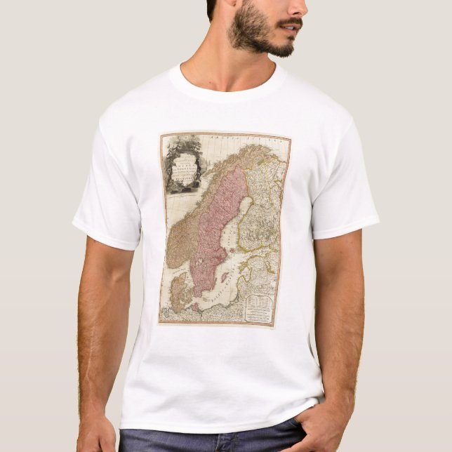 Camiseta Scandia, Escandinávia (Frente)