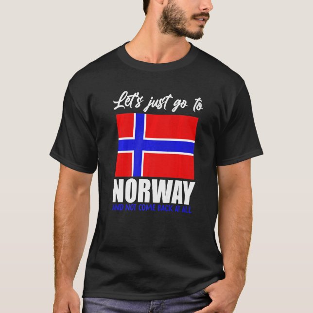 Camiseta Scandinavia  Norwegian Flag Nordic Country Norway (Frente)