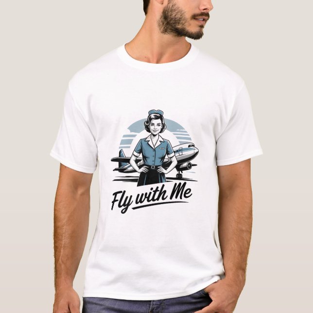 Camiseta Scandinavian stewardess Basic T-Shirt (Frente)