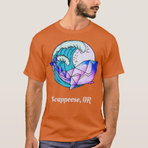 Camiseta Scappoose OU Assassino Geométrico Orca De Pintura