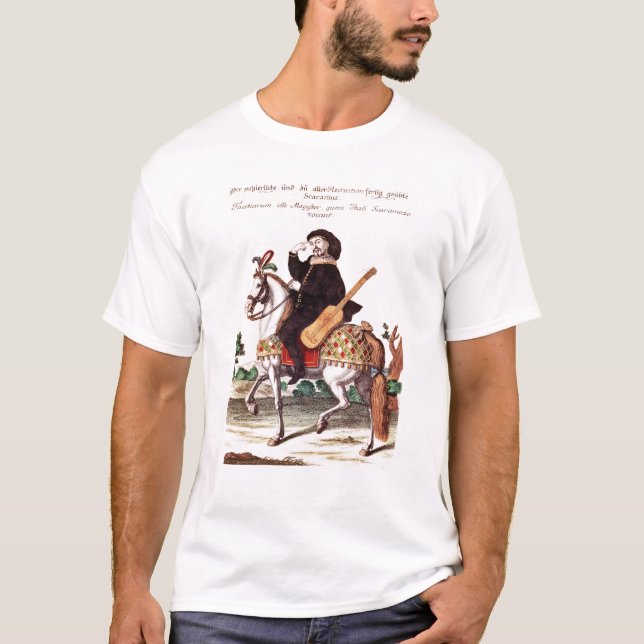 Camiseta Scaramouche a cavalo (Frente)