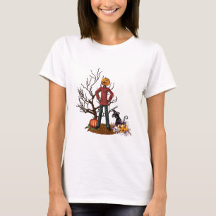 Camiseta Scarecrow Halloween T-Shirt
