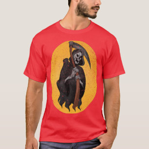 Camiseta Scarey Skeleton Halloween Reaper Spooky Ske
