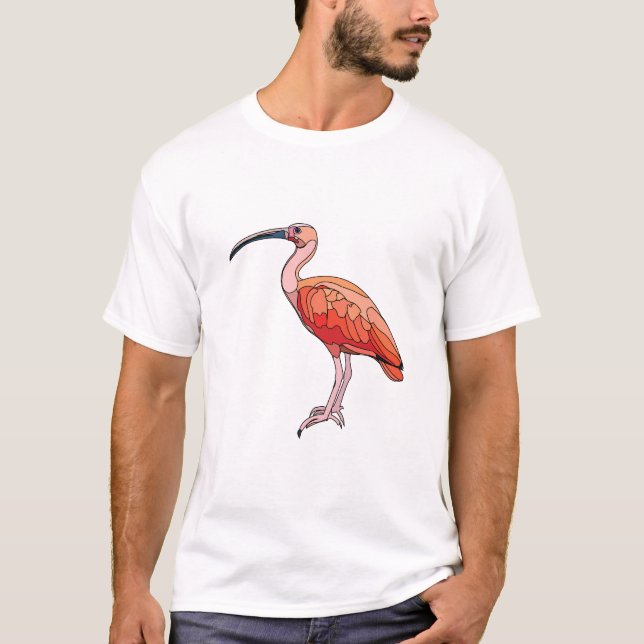 Camiseta Scarlet Ibis Bird (Frente)