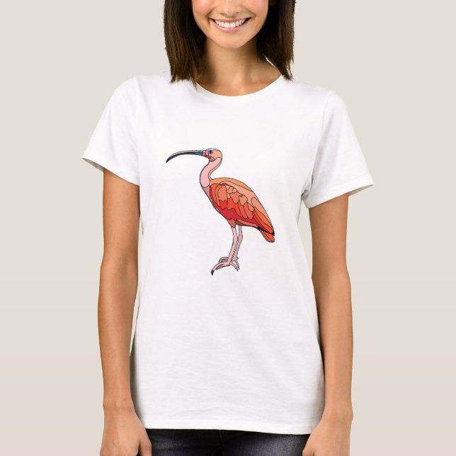 Camiseta Scarlet Ibis Bird (Frente)