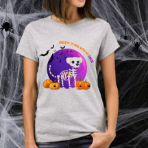 Scary Collie Halloween Full Moon T Shirt