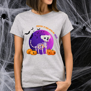 Camiseta Scary Collie Halloween Full Moon T Shirt