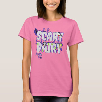 Camiseta Scary Dairy Vegan Halloween