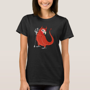 Camiseta Scary Devil Costume Parrot I Green-winged Macaw Pr