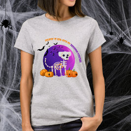 Camiseta Scary Doberman Pinscher Halloween Full Moon TSirt