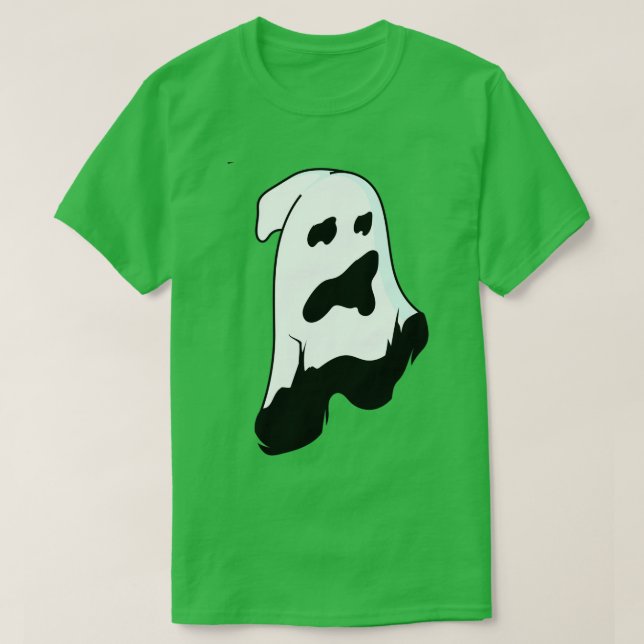 Camiseta Scary Ghost Pattern Merchandise (Frente do Design)