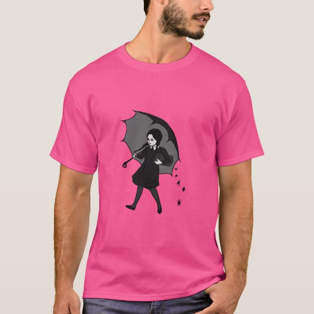 Camiseta Scary Girl retro (Frente)