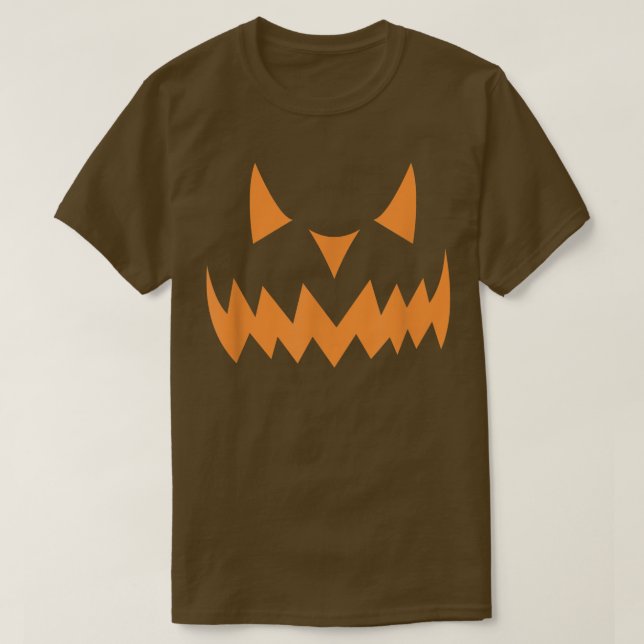 Camiseta Scary Halloween Jack o Lanterna (Frente do Design)