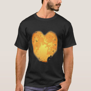 Camiseta Scary Happy Halloween Spooky Pumpkin Moon Tree Spi