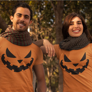 Camiseta Scary Jack O Lanterna Festa Personalizada do Dia d