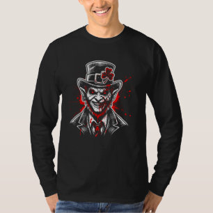 Camiseta Scary Leprechaun Halloween Costume Creepy Bloody K