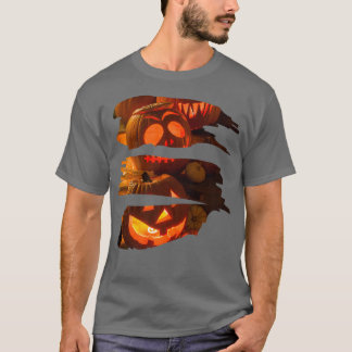 Camiseta Scary pumpkin faces  Scary jack o lantern Spooky H