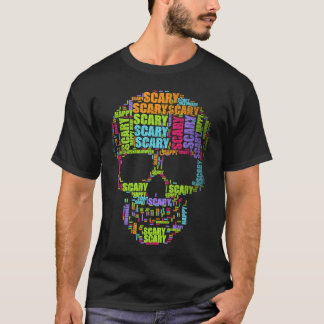 Camiseta Scary Skull Scary Halloween