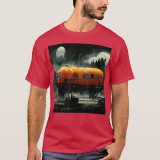 Camiseta SCARY TRAIN Florida HAUNED HOUVE HOUAD RAILROAD