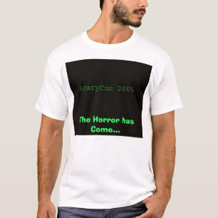 Camiseta ScaryCon 2005, o horror veio…