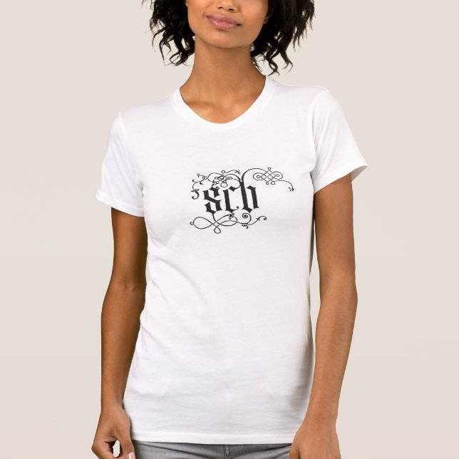 Camiseta scb - t-shirt básico das senhoras (Frente)