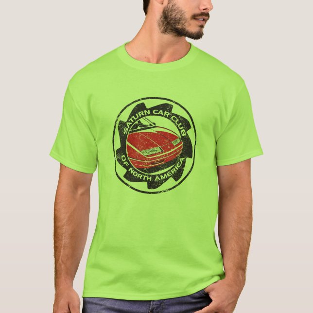 Camiseta SCCNA afligido registrou o t-shirt verde (Frente)