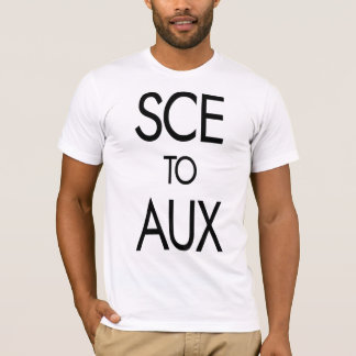 Camiseta SCE para AUX como a Funny Space Race e Rocket Scie