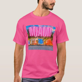 Camiseta Scenic Neon Miami Waterfront