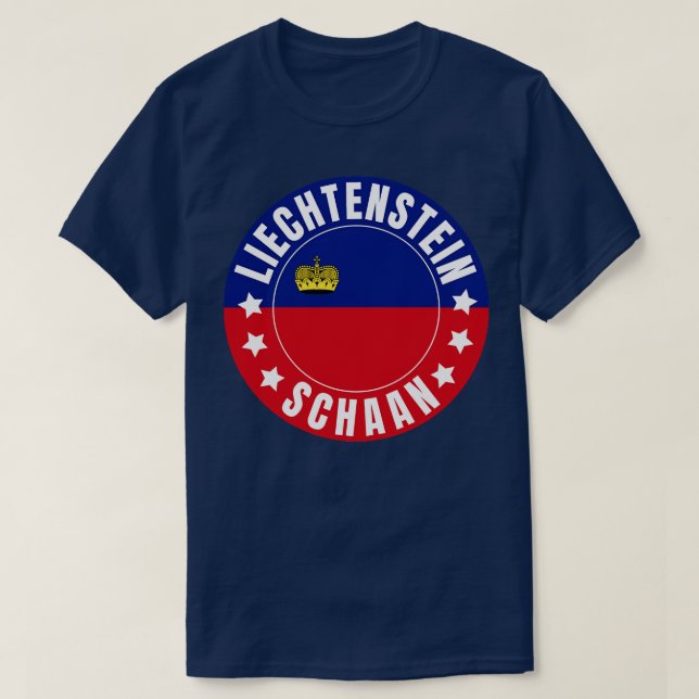 Camiseta Schaan Liechtenstein (Frente do Design)